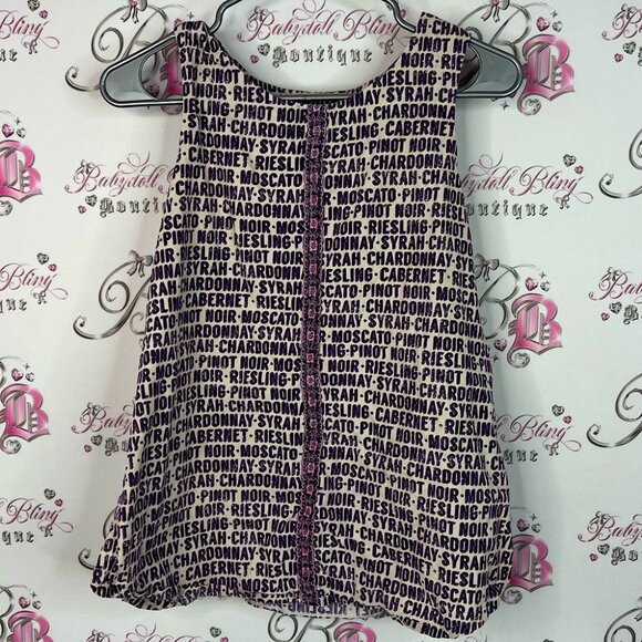 Wine 🍷 tank top unique Purple Graphic Tank Top Pinot noir Cabernet Chardonnay - Picture 1 of 8
